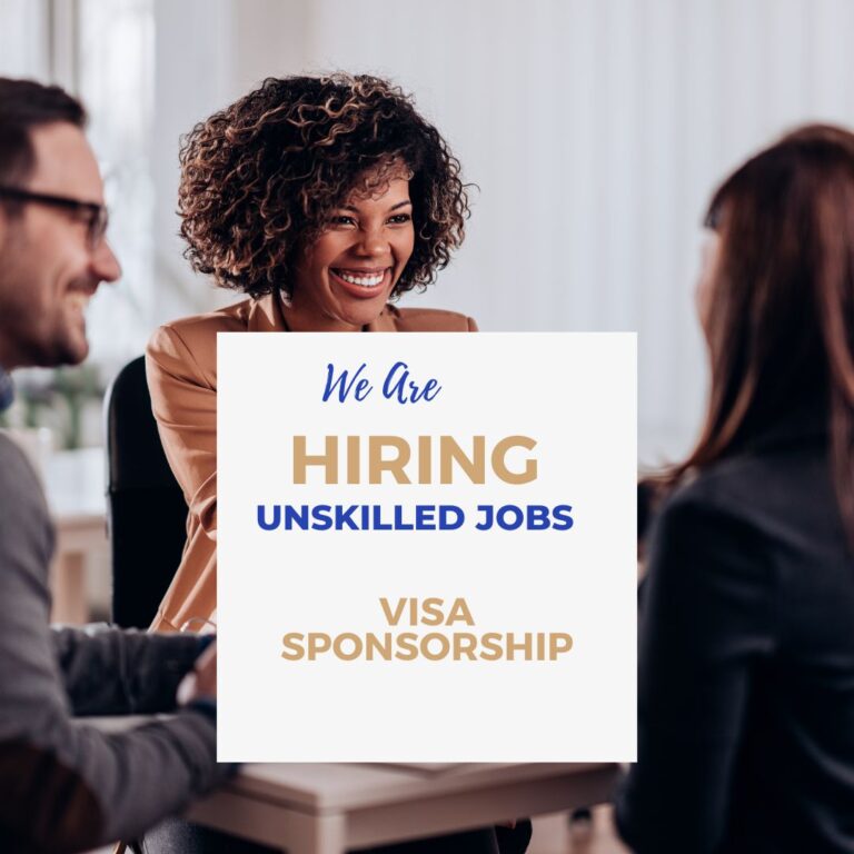 Unskilled Jobs with Visa Sponsorship in the USA