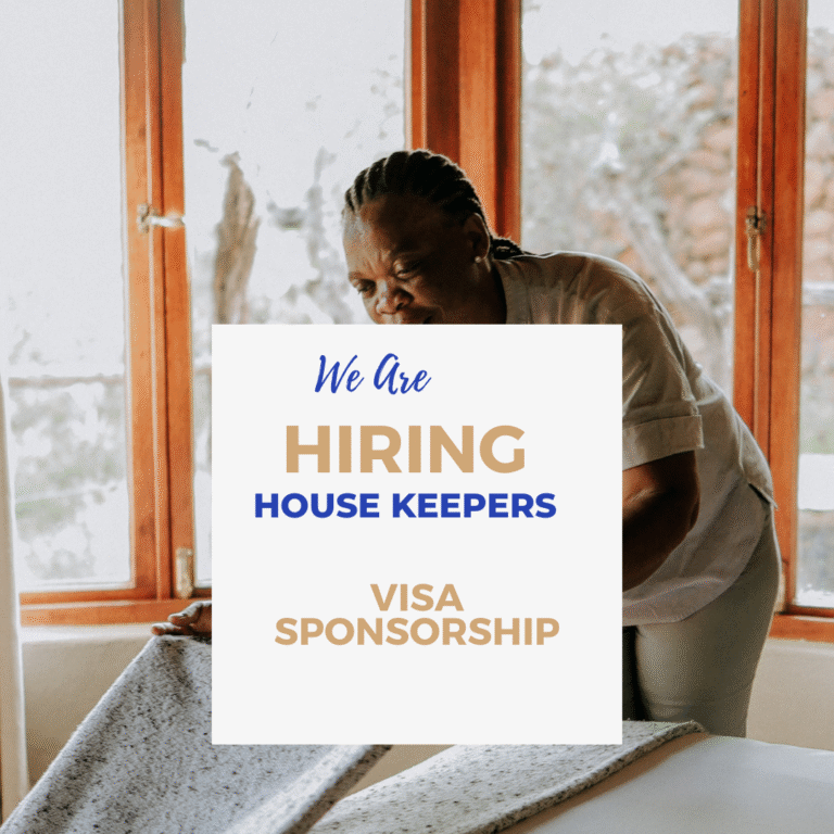Housekeeping Jobs in the USA with Visa Sponsorship
